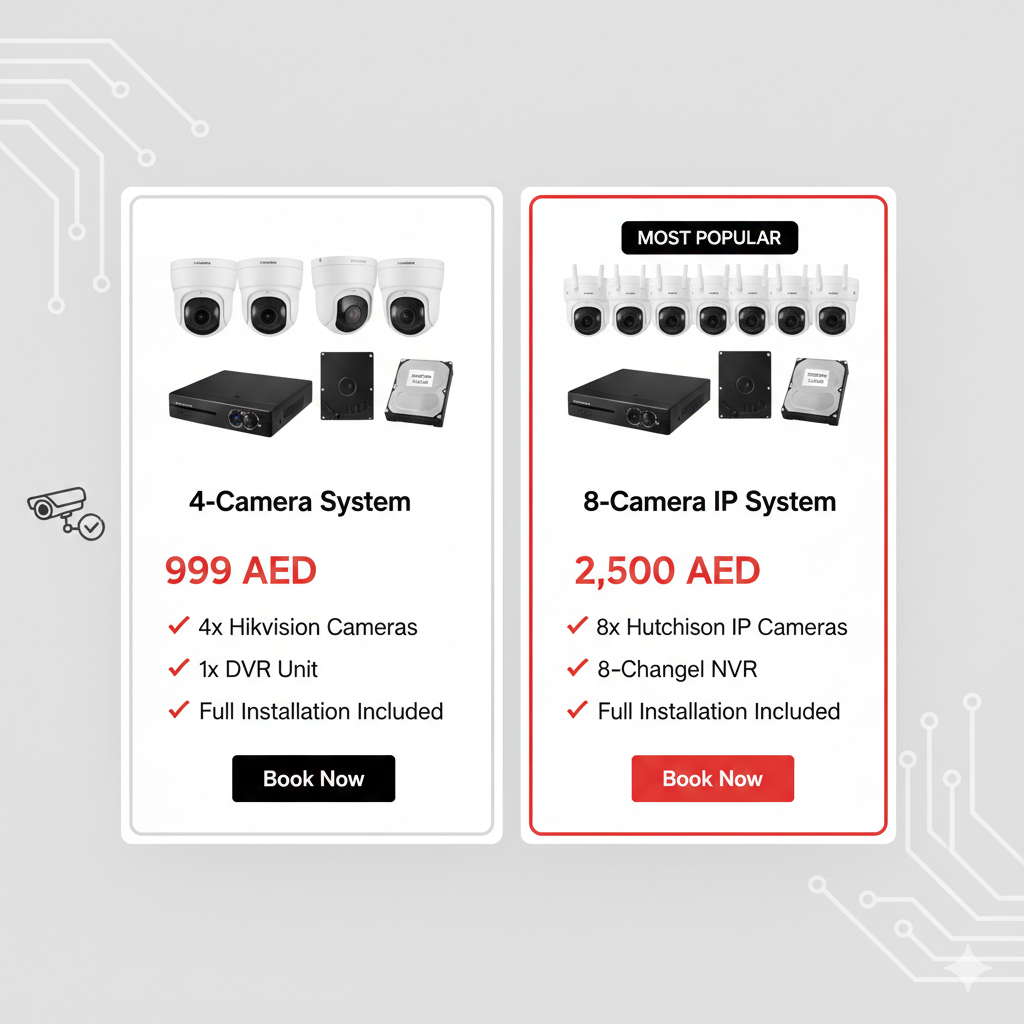 Professional CCTV Installation Packages