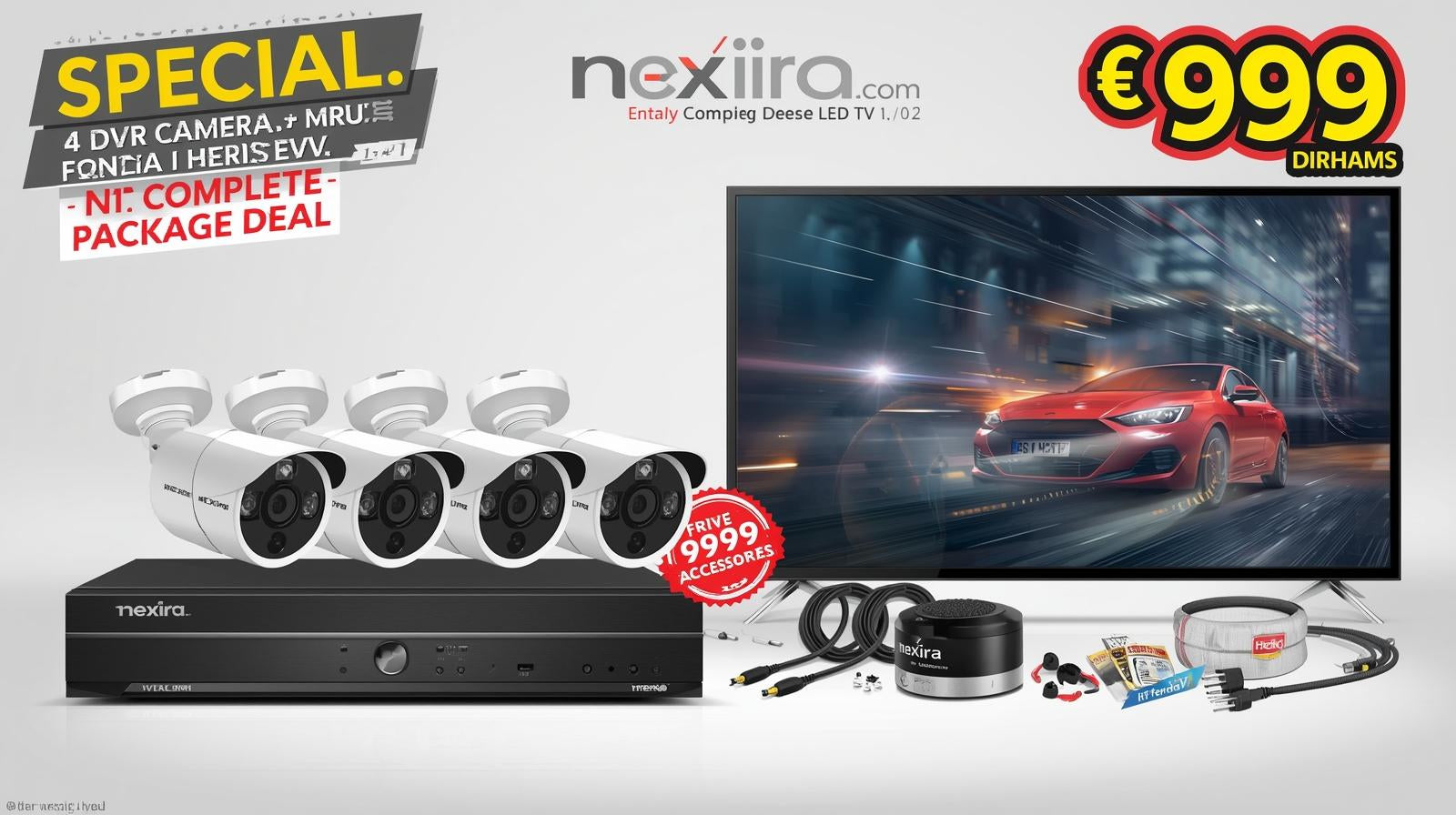 ctv camera installtion package just 999 AED